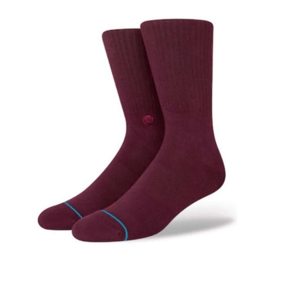 Stance Socks Women’s Icon Burgundy